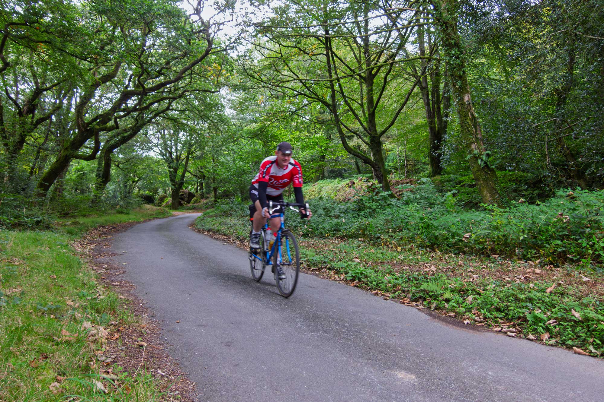 David on his bike