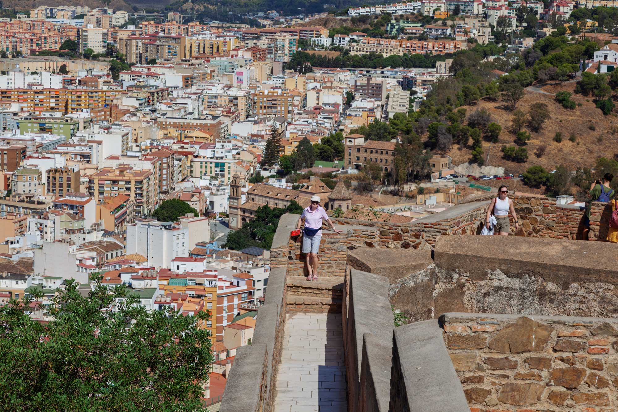 view from Castillo de Gibralfaro