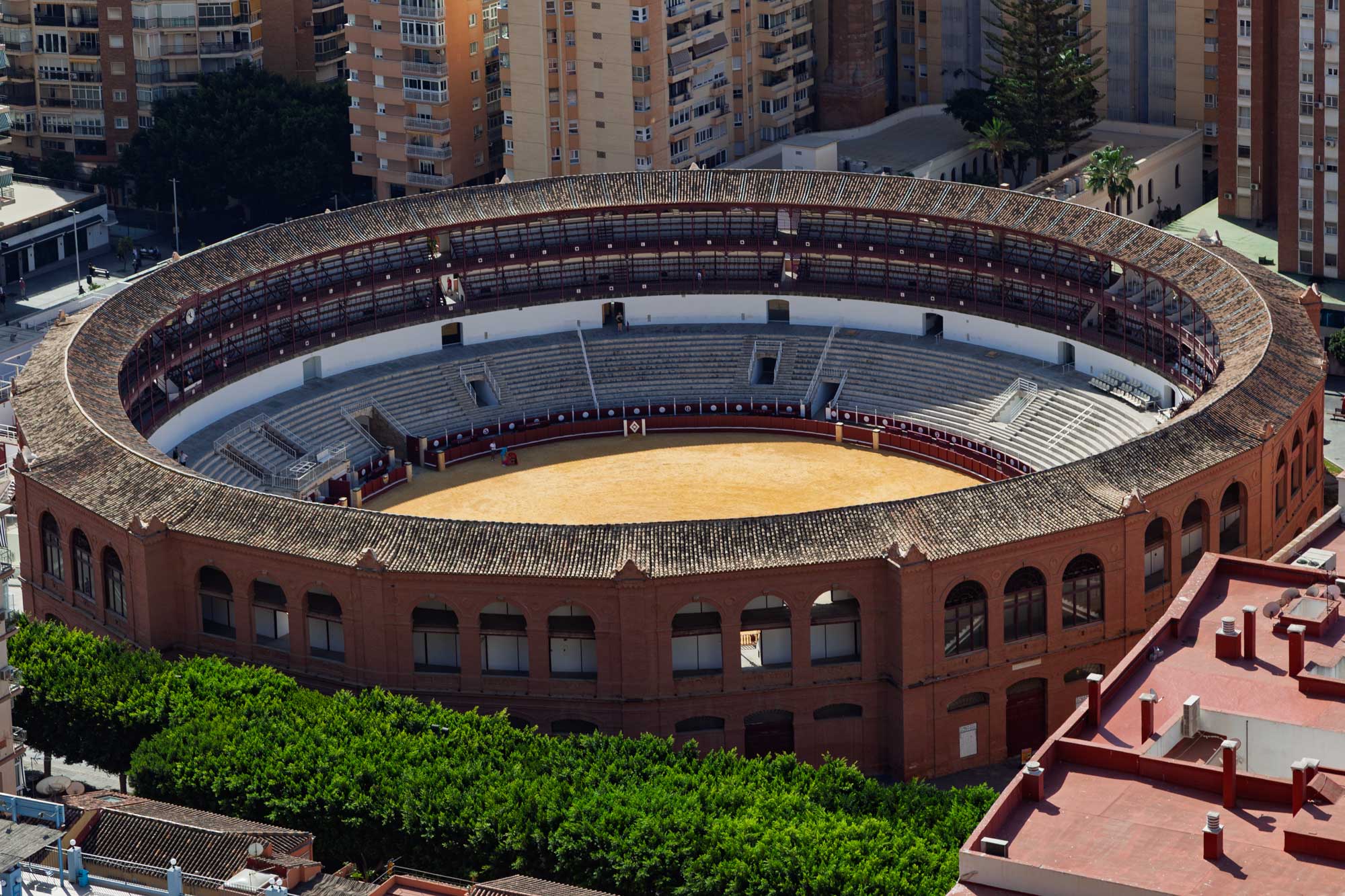 view of the bullring