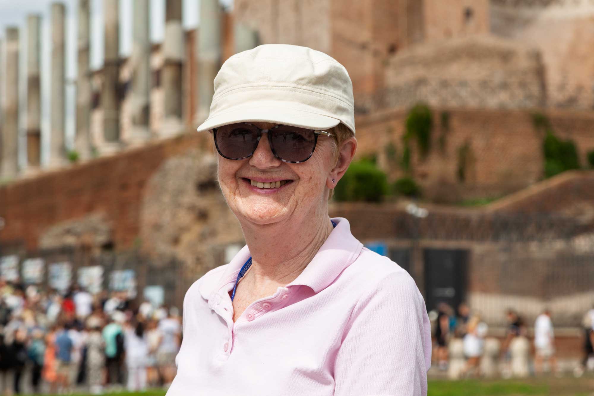 pat at the roman forum