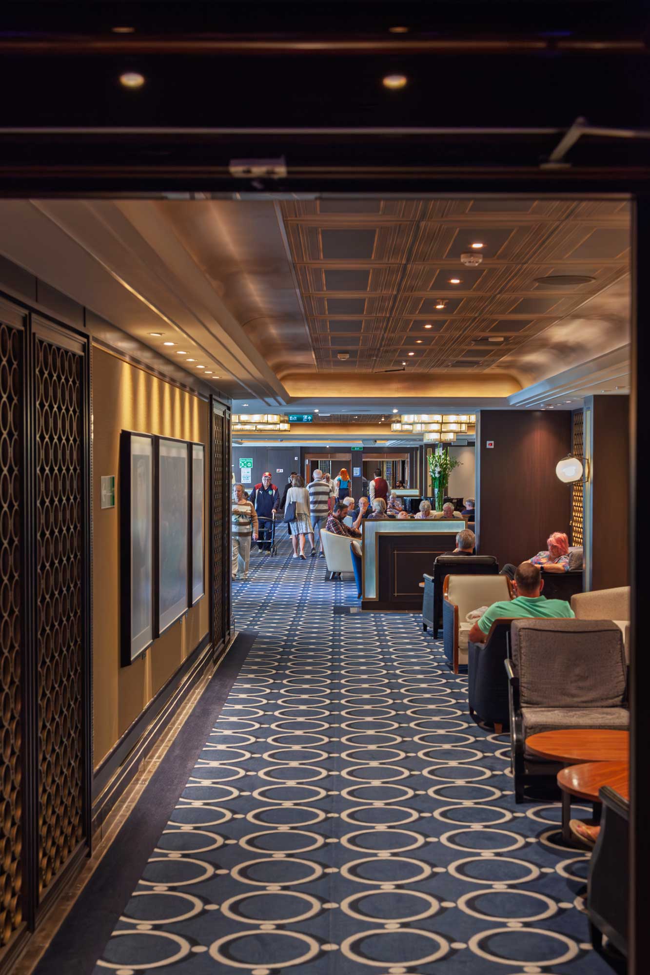 on the way to the crown grill