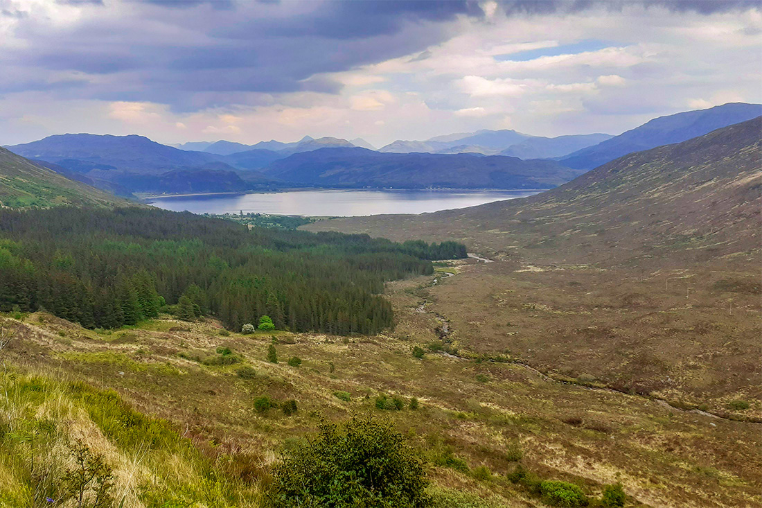 Cycling Mam Rattigan Pass and Kylerhea