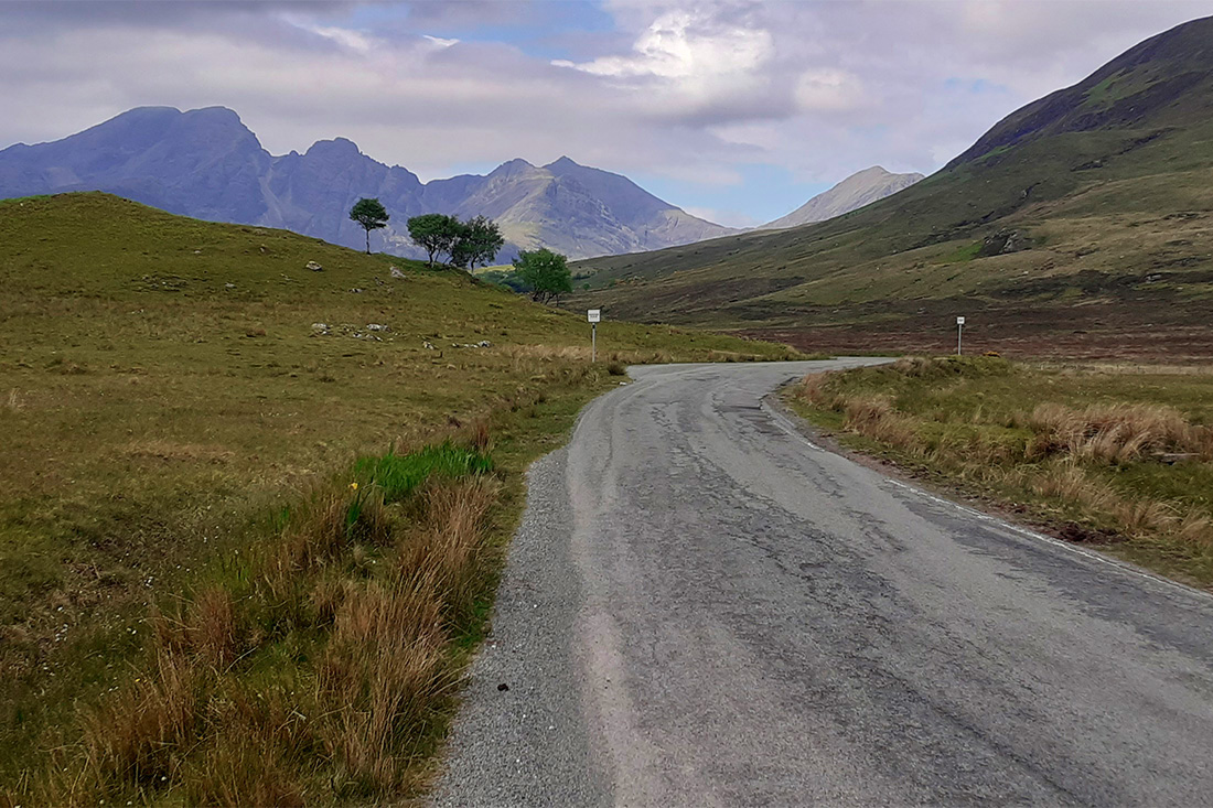 Cycling to Elgol, Isle of Skye