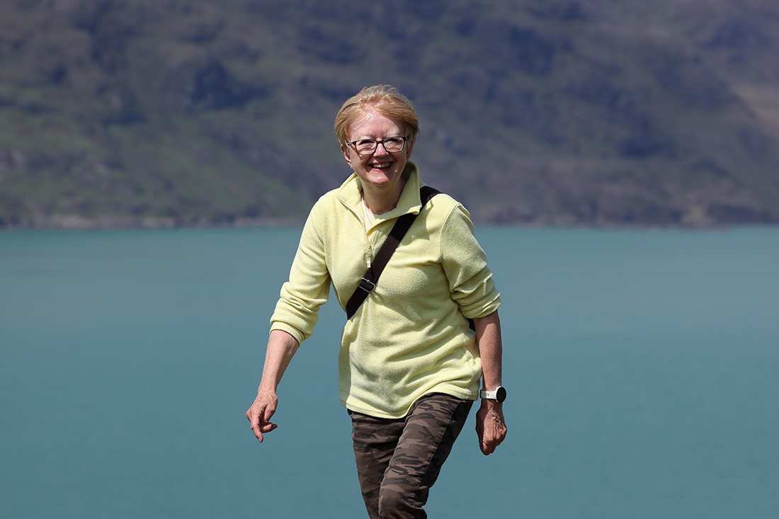 Pat in Elgol, Isle of Skye