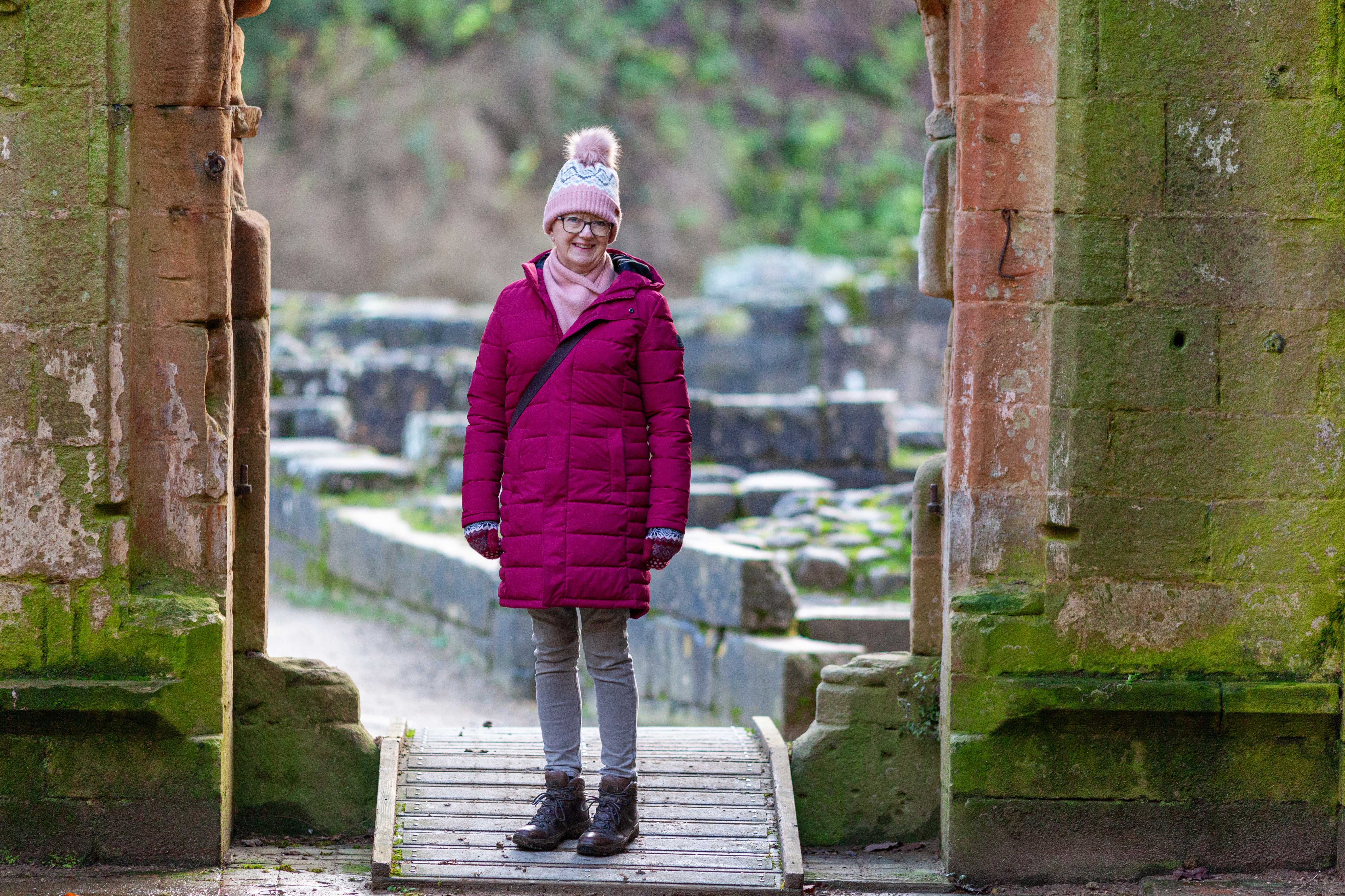 pat at fountains abbey