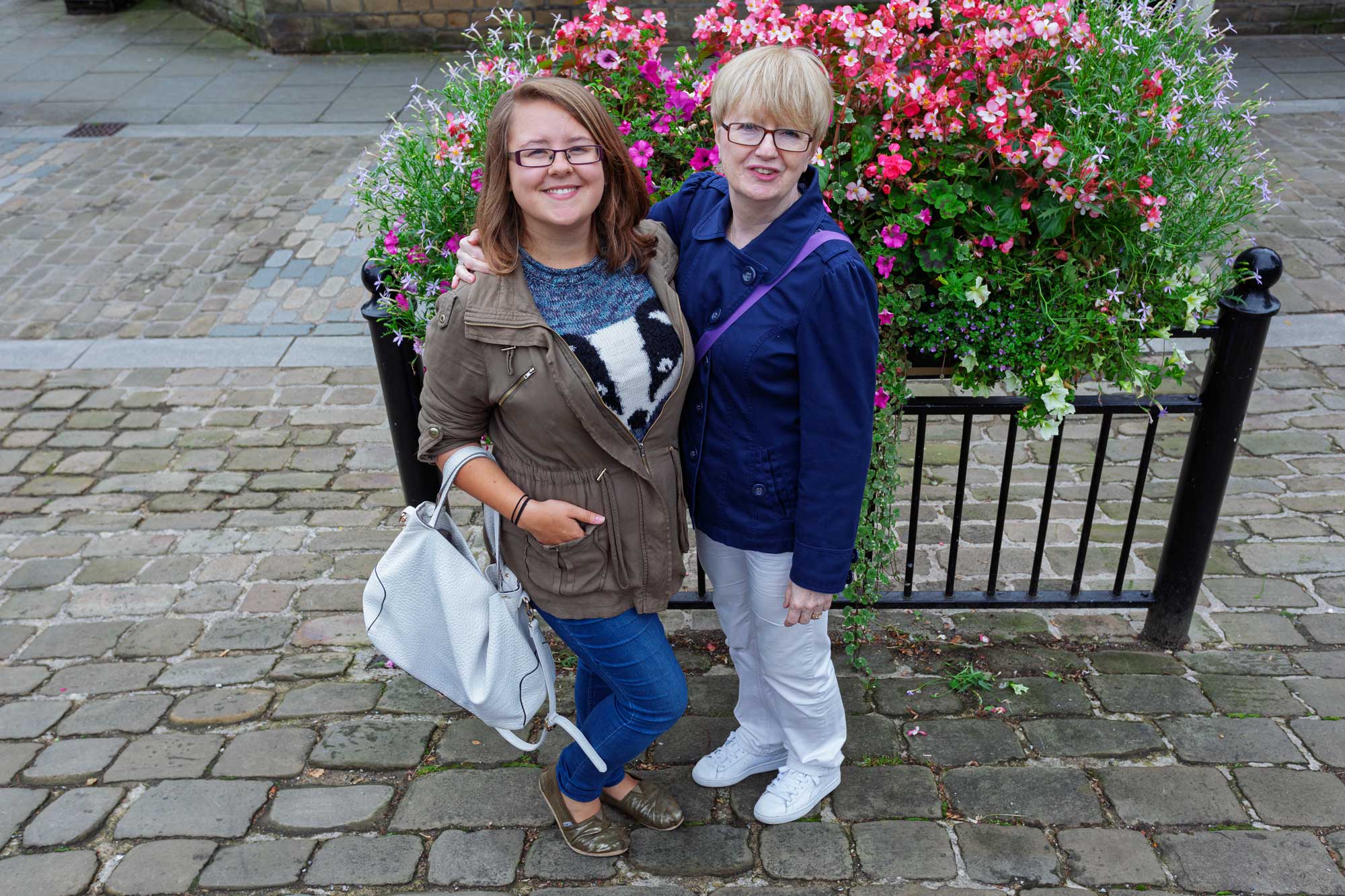 Gaby and Pat at Hebden Bridge