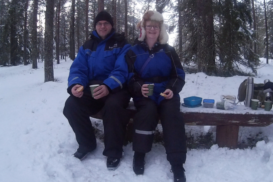 cross-country skiing
