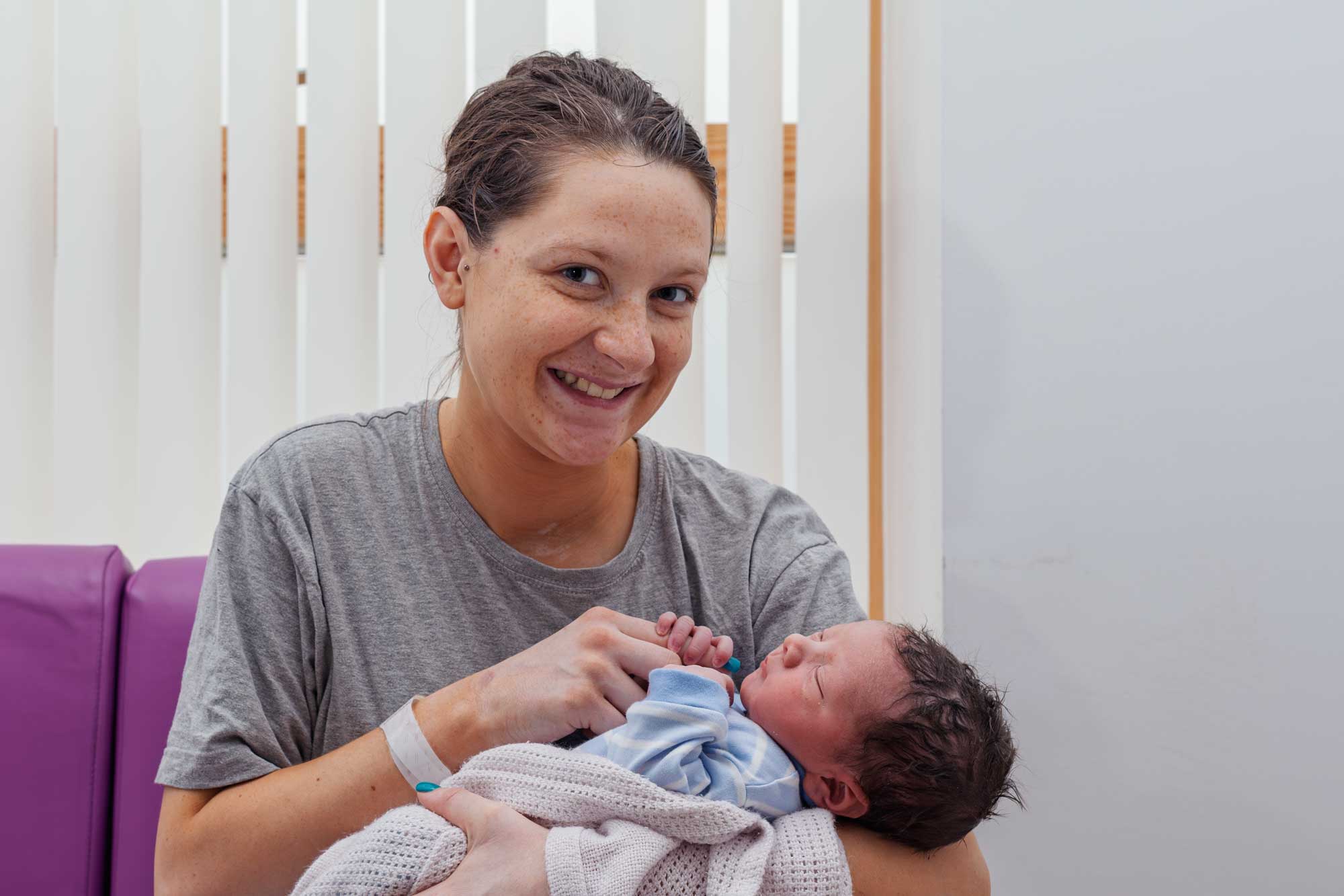 louis with leah