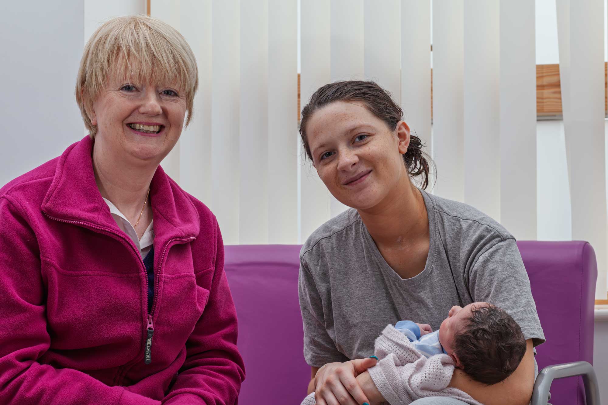 louis with leah and pat