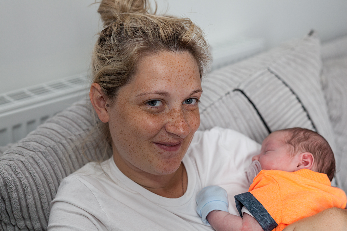 Leah with Max