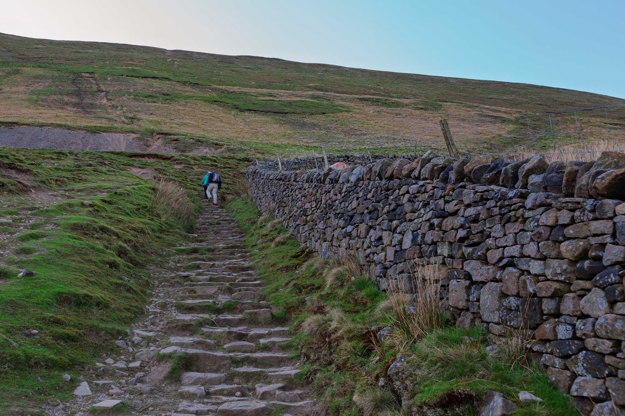 the hike starts