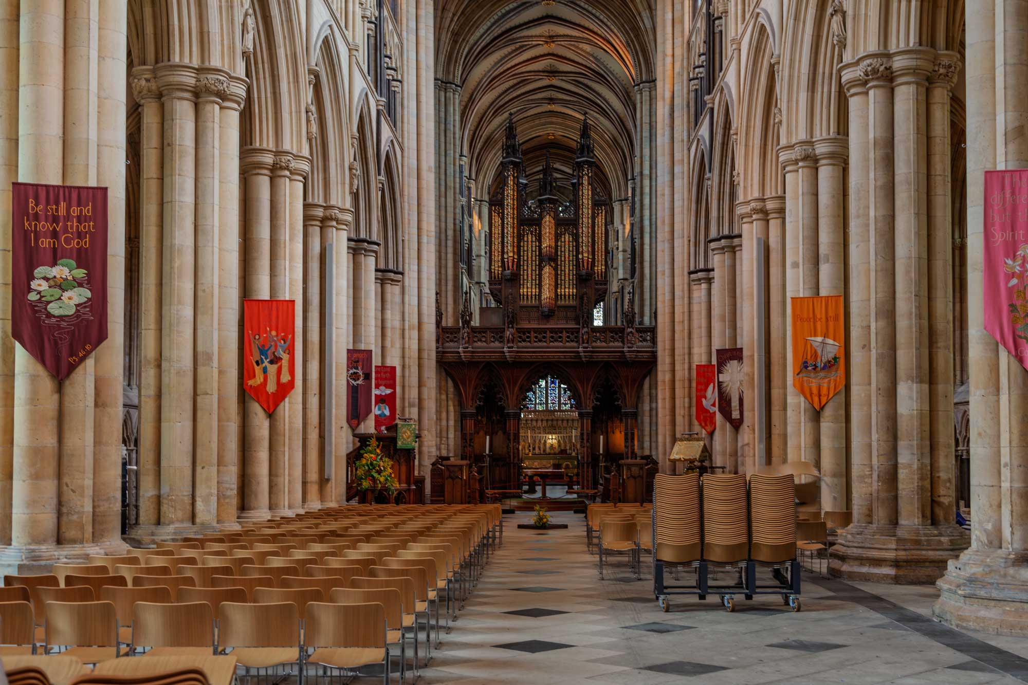 inside Beverley Minster