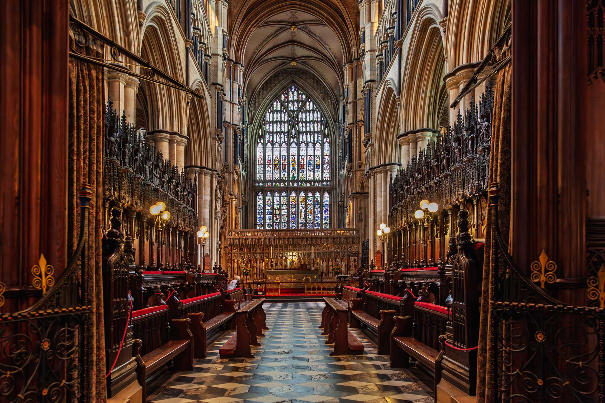inside Beverley Minster