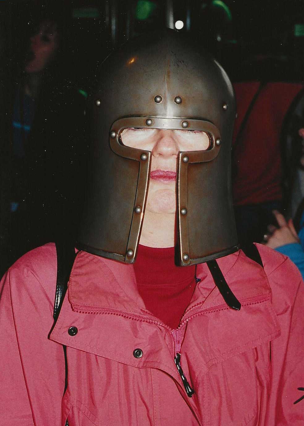 Pat in Warwick Castle