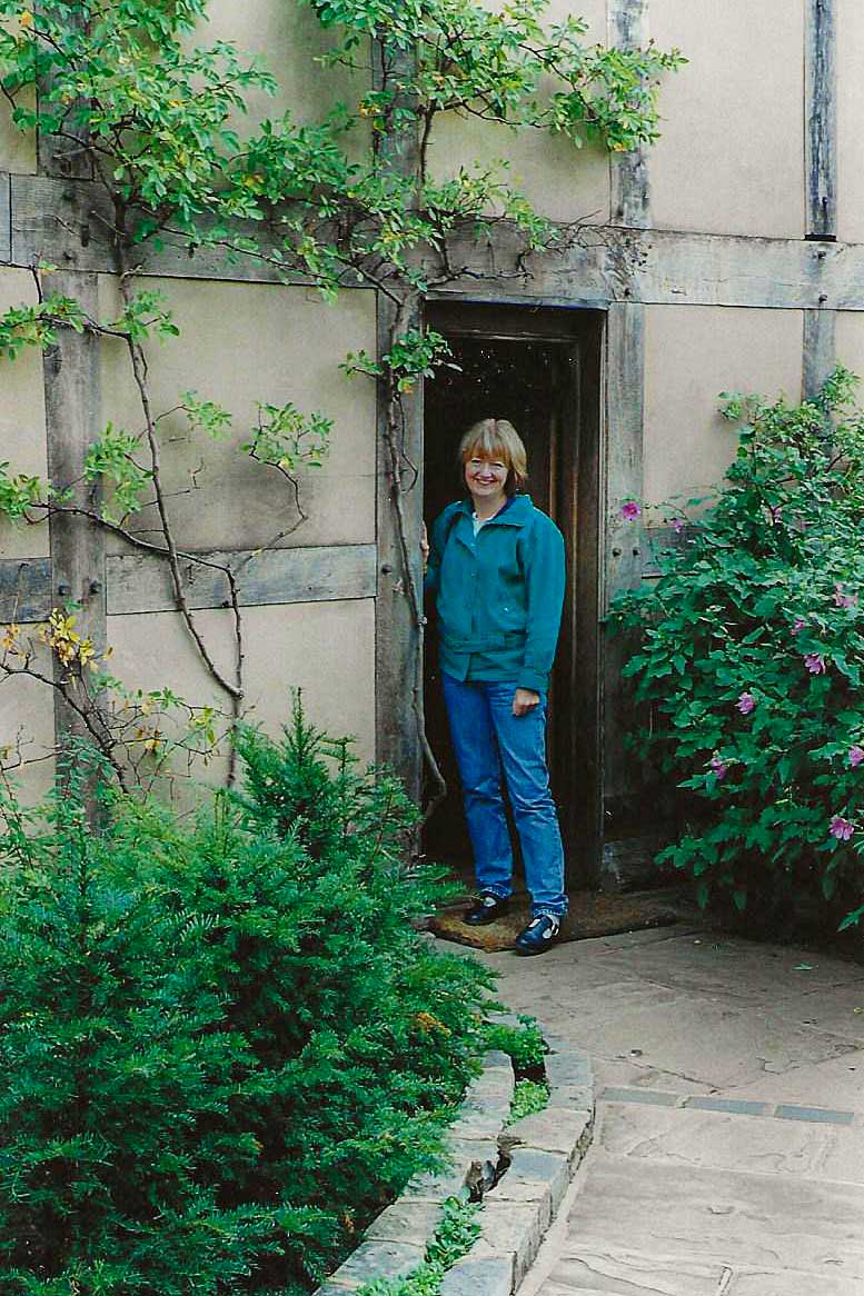 Pat at Shakespeare's House